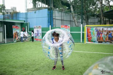 Kerintha Movie Team At Bubble Soccer Event